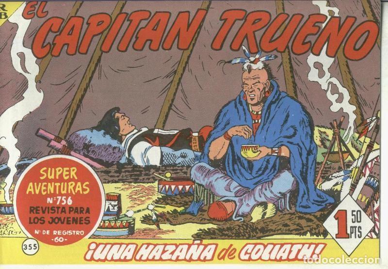 Fumetti: El Capitan trueno facsimil numero 355: Una haza&ntilde;a de Goliath - Varios