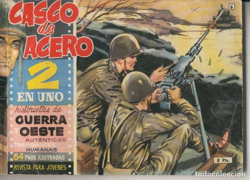 C&oacute;mics: Casco de Acero 2 en uno numero 06: El oasis de Men Kareb, Por encima del miedo,Guerra total, Venganz