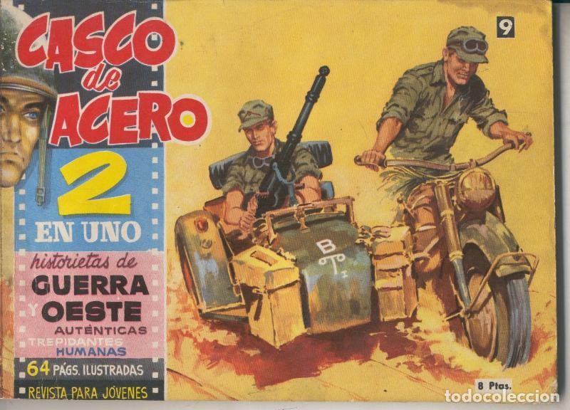 Comics: Casco de Acero 2 en uno numero 09: Traicion, Juego peligroso, Piratas en el pacifico, Sabotaje, Doce