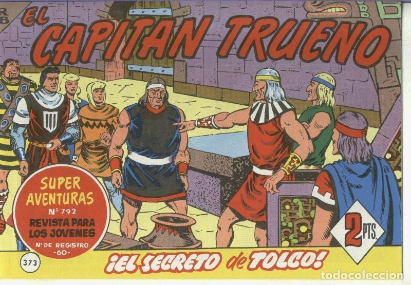 Fumetti: El Capitan trueno facsimil numero 373: El secreto de Tolco - Varios
