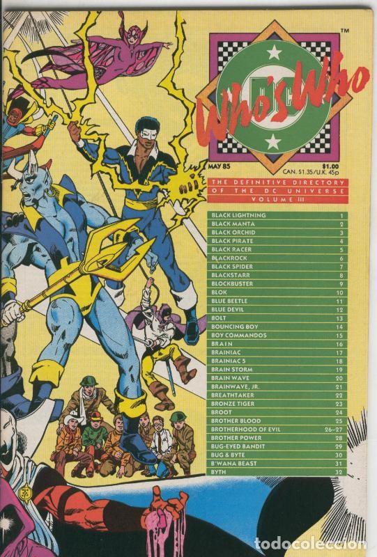 C&oacute;mics: Who&acute;s Who volumen 03 de mayo 1985 - Varios - Foto 1