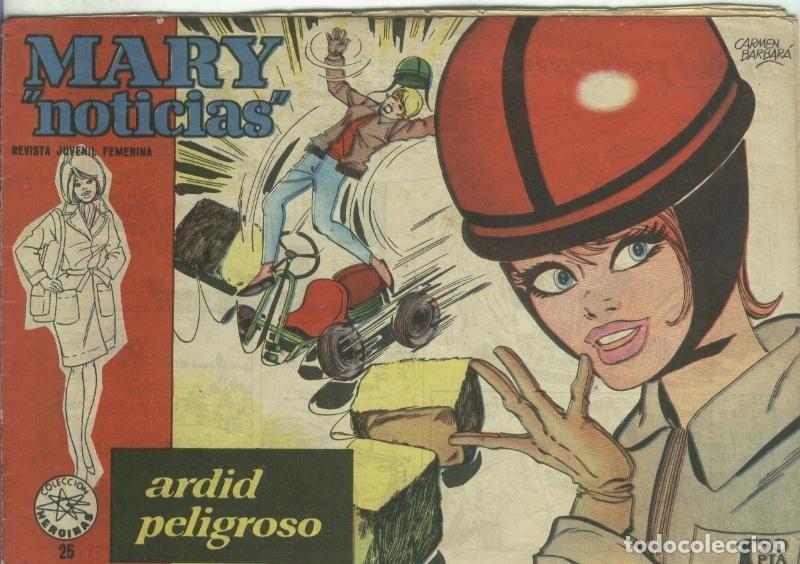 Comics: Mary Noticias numero 025: trasera foto artista Antonio Cifariello - Roy Mark-Carmen barbara