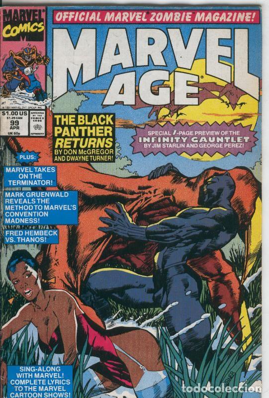 C&oacute;mics: Marvel Age numero 099 de 1991 - Varios - Foto 1