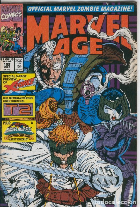 C&oacute;mics: Marvel Age numero 102 de 1991 - Varios - Foto 1