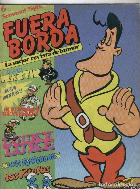 Comics: Fuera Borda numero 06 (faltan paginas segun detalle) (numerado 1 en trasera) - Varios
