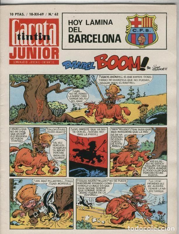 C&oacute;mics: Gaceta Junior numero 62: poster del Barcelona - Varios - Foto 1