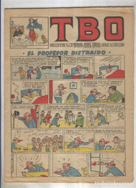 C&oacute;mics: TBO numero 286: El profesor distraido (Benejam) (numerado 2 en trasera) - Varios - Foto 1