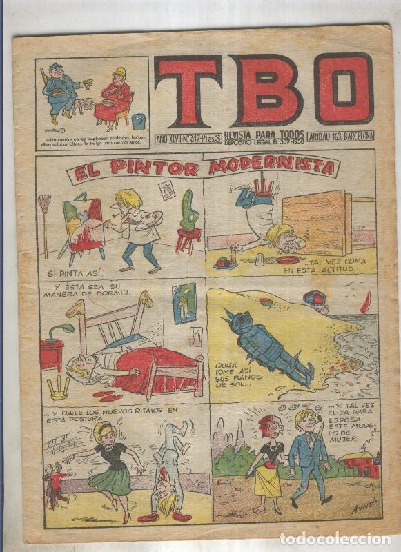 Comics: TBO numero 312: El pintor modernista (Ayne), (numerado 1 en trasera) - Varios