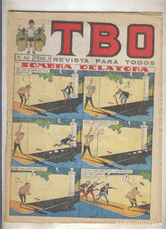 Comics: TBO numero 362: Sombra delatora (Coll), (numerado 1 en trasera) - Varios