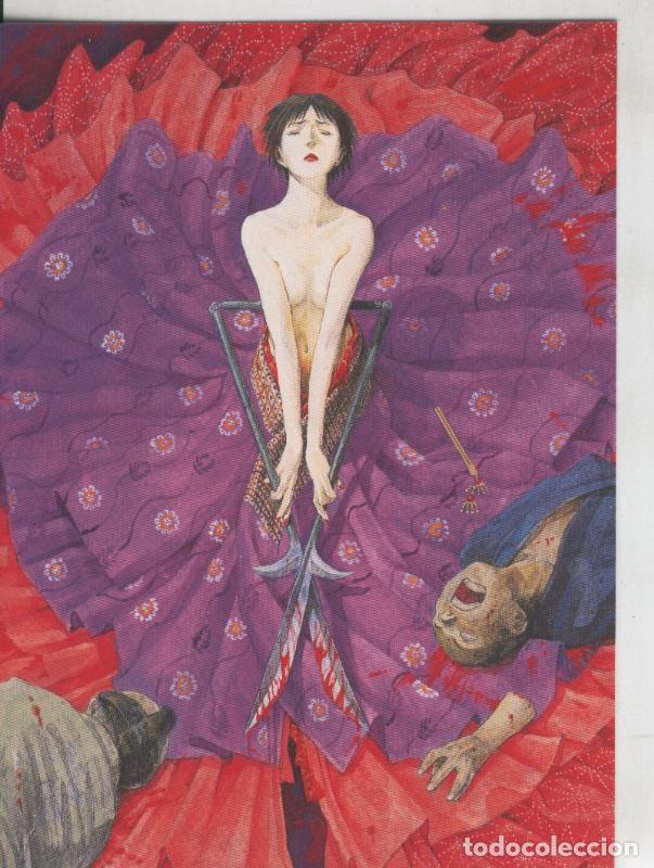 C&oacute;mics: Post Card Book La Espada del Inmortal numerada a lapiz 20 - Varios - Foto 1