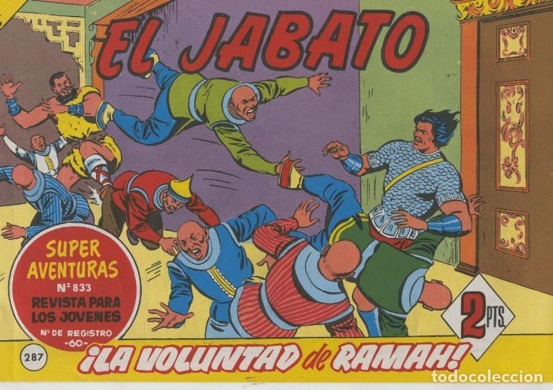 C&oacute;mics: El Jabato facsimil numero 287: La voluntad de Ramah (interior cubierta propaganda barcos Capitan Tru