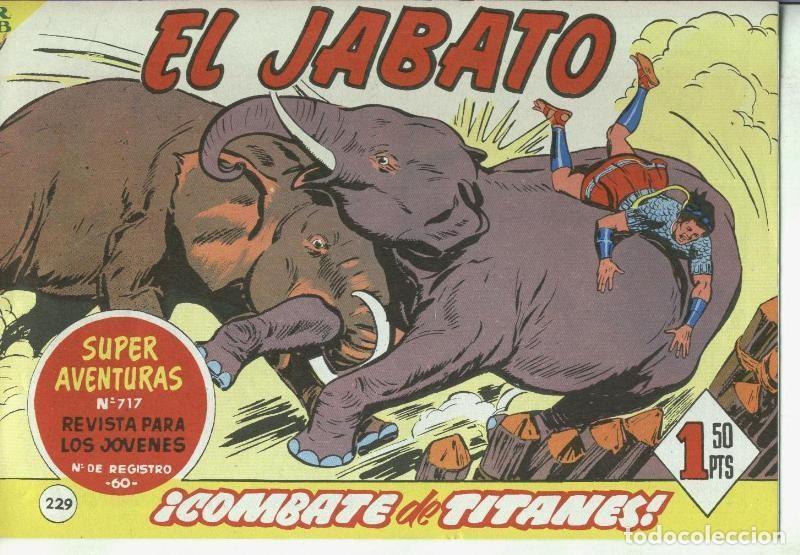 C&oacute;mics: El Jabato facsimil numero 229: Combate de titanes - Darnis - Foto 1