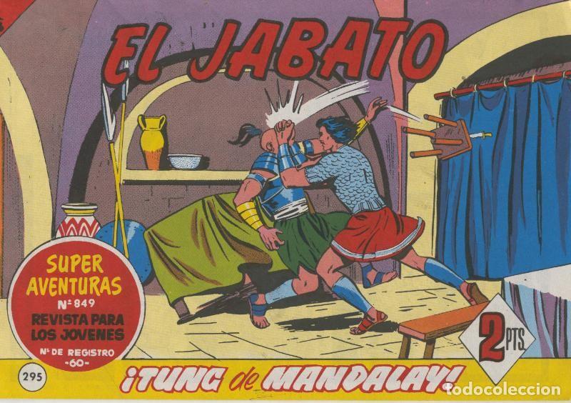 Comics : El Jabato facsimil numero 295: Tung de Mandalay, (interior cubierta propaganda de MILO de la firma