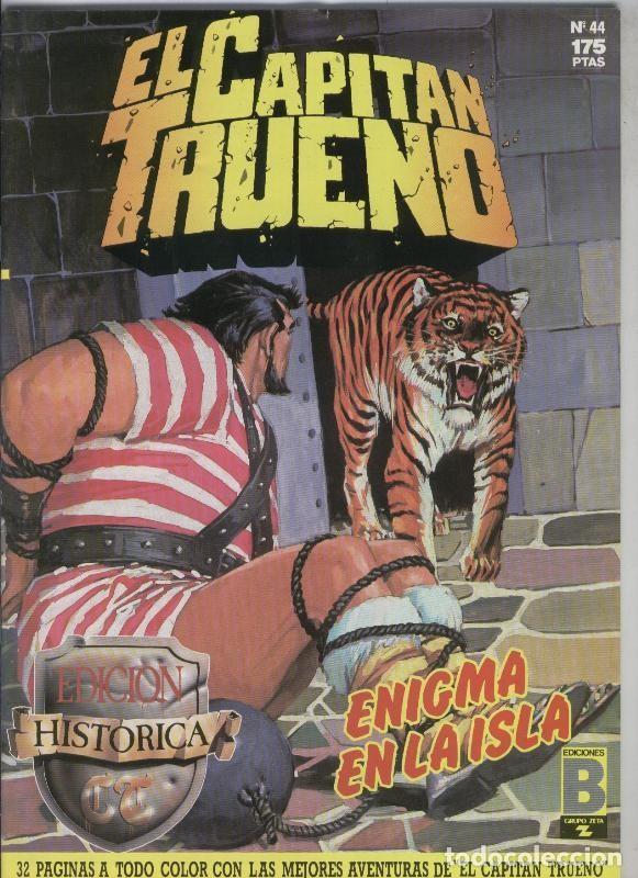 Comics: El Capitan Trueno color, edicion Historica numero 044: Enigma en la isla - Victor Mora-Ambros, etc