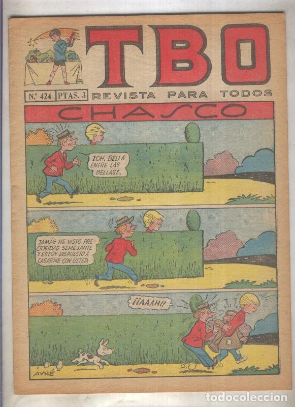 C&oacute;mics: TBO numero 424: Chasco (Ayne), (numerado 3 en trasera) - Varios - Foto 1