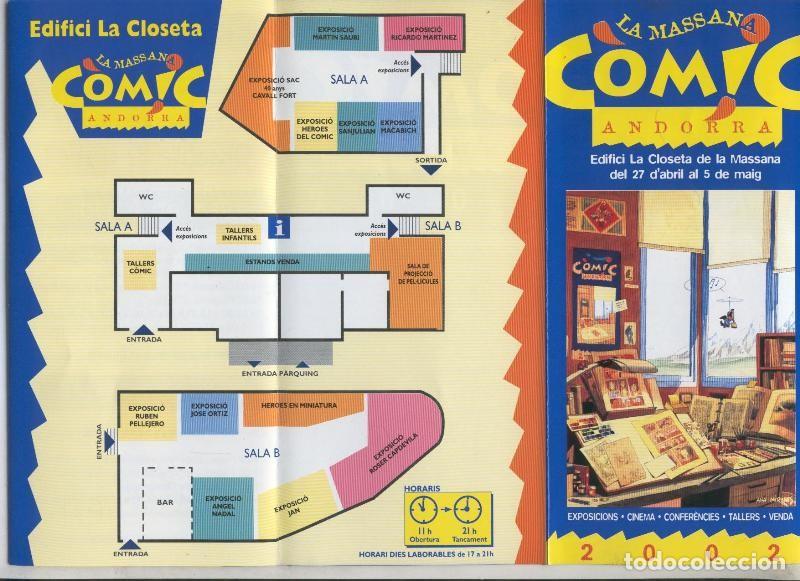 C&oacute;mics: Triptico salon comic La Massana / Andorra 2002 - Varios - Foto 1