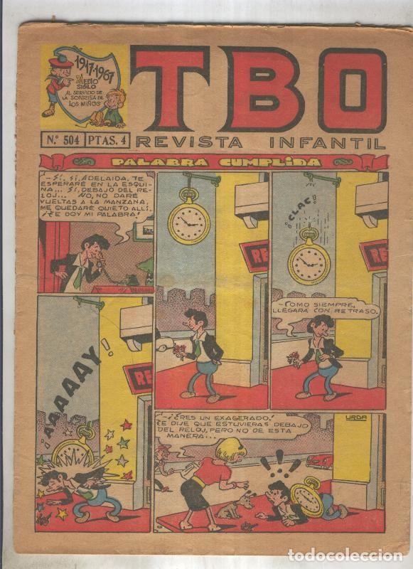 Comics: TBO numero 504: Palabra cumplida (Urda), (numerado 1 en trasera) - Varios
