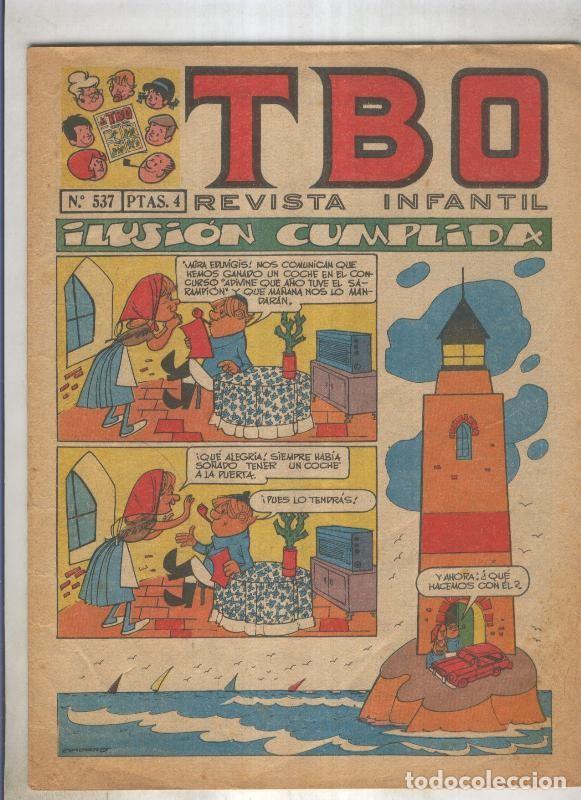 Fumetti: TBO numero 537: Ilusion cumplida (Moreno), (numerado 3 en trasera) - Varios