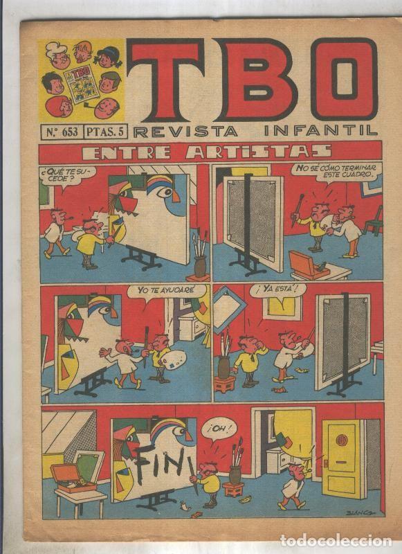 C&oacute;mics: TBO numero 653: Entre artistas (Blanco) - Varios
