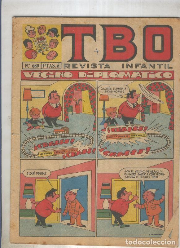 Comics: TBO numero 689: Vecino diplomatico (Moreno), (numerado 2 en trasera) - Varios