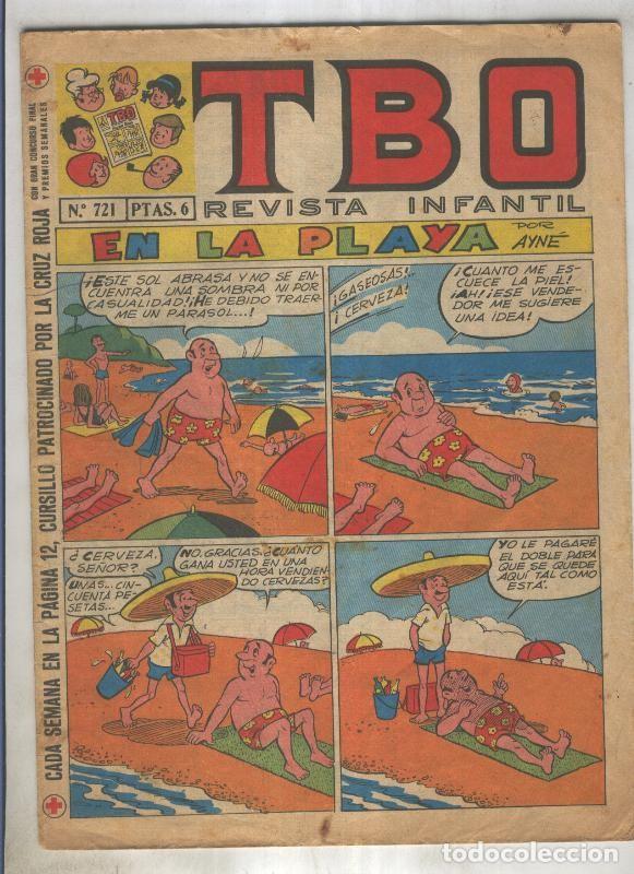 C&oacute;mics: TBO numero 721: En la playa (Ayne), (numerado 2 en trasera) - Varios - Foto 1