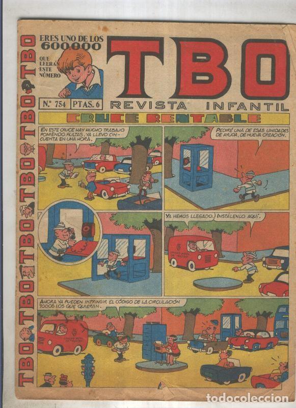 Comics: TBO numero 754: Cruce rentable (Blanco), (numerado 2 en trasera) - Varios