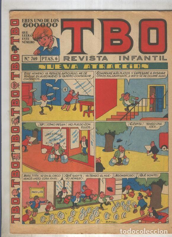 Comics: TBO numero 769: Nueva atraccion (Blanco), (numerado 2 en trasera) - Varios