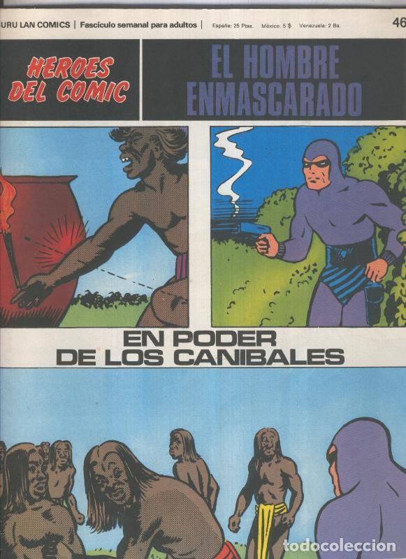 C&oacute;mics: El Hombre Enmascarado numero 46: En poder de los canibales - Varios - Foto 1