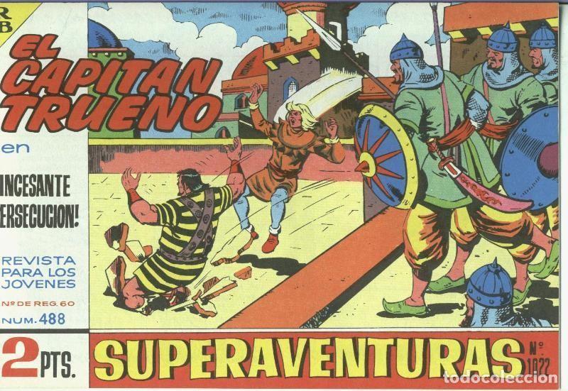 Comics : El Capitan trueno facsimil numero 488: Incesante persecucion - Varios