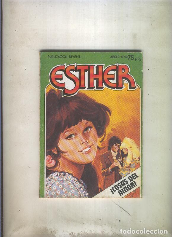 Comics: Esther bolsillo numero 13: Cosas del amor (numerado 4 en trasera) - Purita Campos