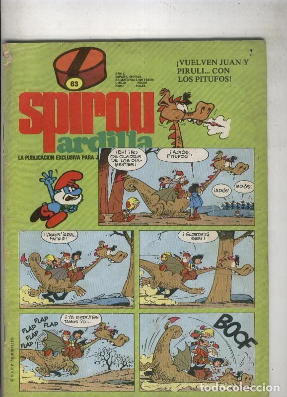 C&oacute;mics: Spirou ardilla numero 63 - Varios - Foto 1