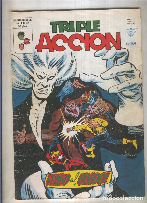 C&oacute;mics: Triple Accion numero 22 (numerado 2 en trasera) - Varios - Foto 1