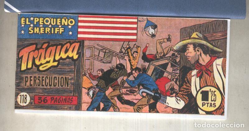 Fumetti: El Peque&ntilde;o Sheriff facsimil numero 118: Tragica persecucion - Zuffi