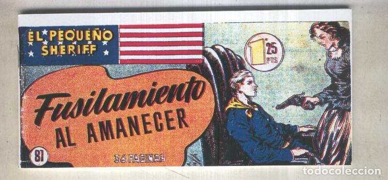 Comics : El Peque&ntilde;o Sheriff facsimil numero 081: Fusilamiento al amanecer - Zuffi