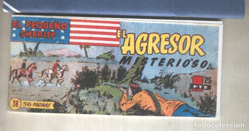 Comics : El Peque&ntilde;o Sheriff facsimil numero 038: El agresor misterioso - Zuffi