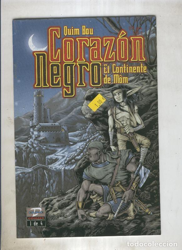 C&oacute;mics: Corazon Negro, El continente de Mon numero 1 - Quim Bou