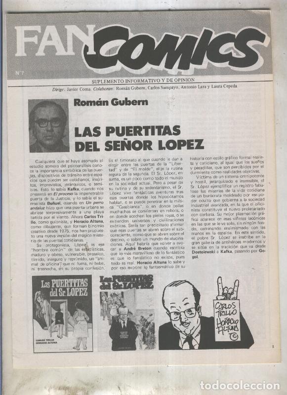 C&oacute;mics: Fanzine: Fan Comics numero 7 - Varios - Foto 1