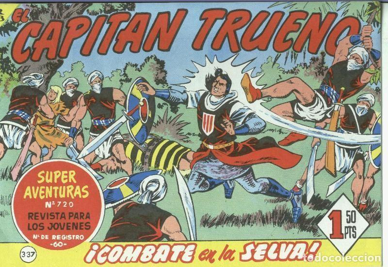 C&oacute;mics: El Capitan Trueno facsimil numero 337: Combate en la selva - Varios - Foto 1