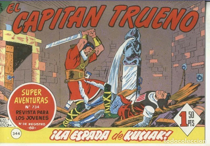 Comics: El Capitan Trueno facsimil numero 344: La espada de Kusiak - Varios