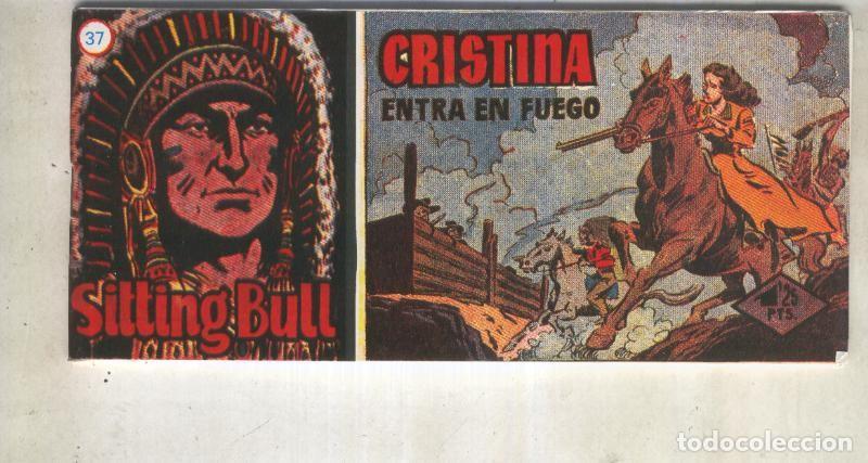 Comics: Sitting Bull facsimil numero 37: Cristina entra en fuego - Varios