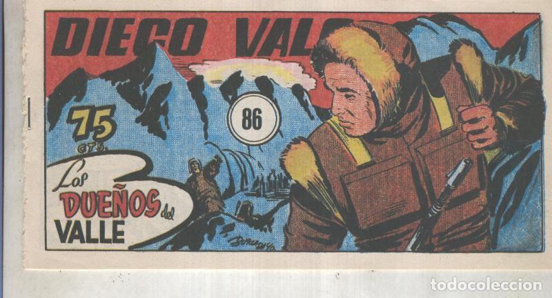 C&oacute;mics: Diego Valor primera serie facsimil numero 086: Los due&ntilde;os del valle - Varios - Foto 1