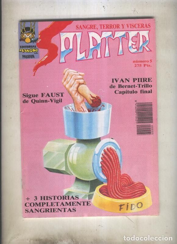 Comics : Editorial Makoki: Splatter numero 5: relatos tematica negra y bastante asquerosos - Varios