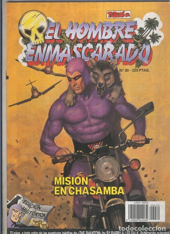 Comics: El Hombre Enmascarado numero 30 (numerado 2 en trasera) - Lee Falk