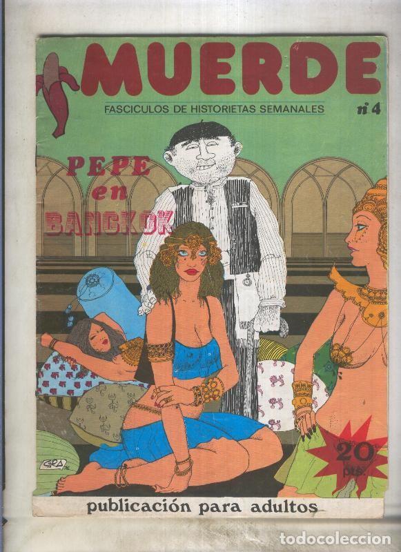 Comics: Muerde numero 04: Pepe en Banckok (numerado 2 en trasera) - Amechazura