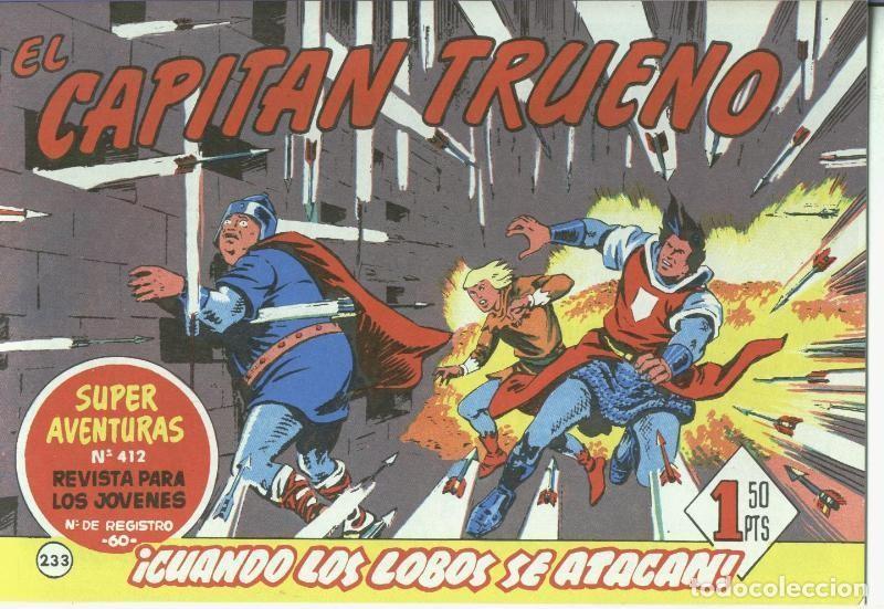 Comics: El Capitan trueno facsimil numero 233: cuando los lobos se atacan - Angel Pardo-Victor Mora