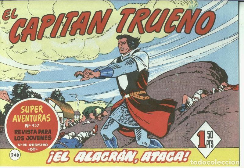 Comics: El Capitan trueno facsimil numero 248: El Alacran, ataca (numerado 1 en trasera) - Angel Pardo-Victo