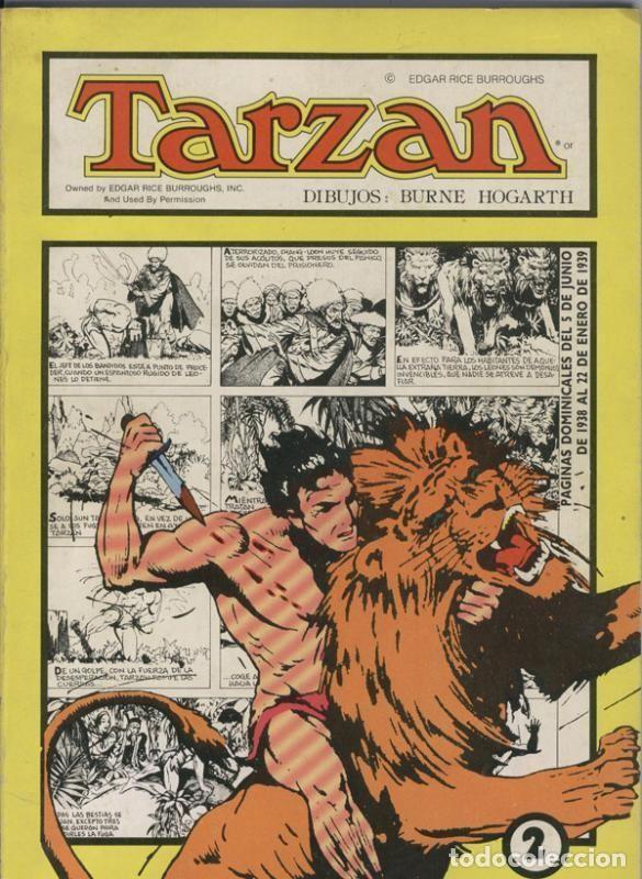 C&oacute;mics: Tarzan volumen 2 (numerado 1 en interior cubierta) - Burne Hogarth - Foto 1