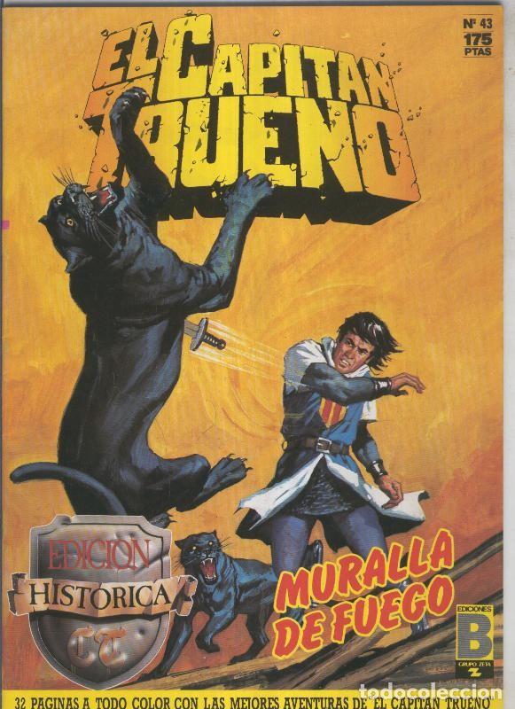 Comics: El Capitan Trueno edicion historica numero 043:Muralla de fuego - Victor Mora-Ambros-Pardo-Antonio B