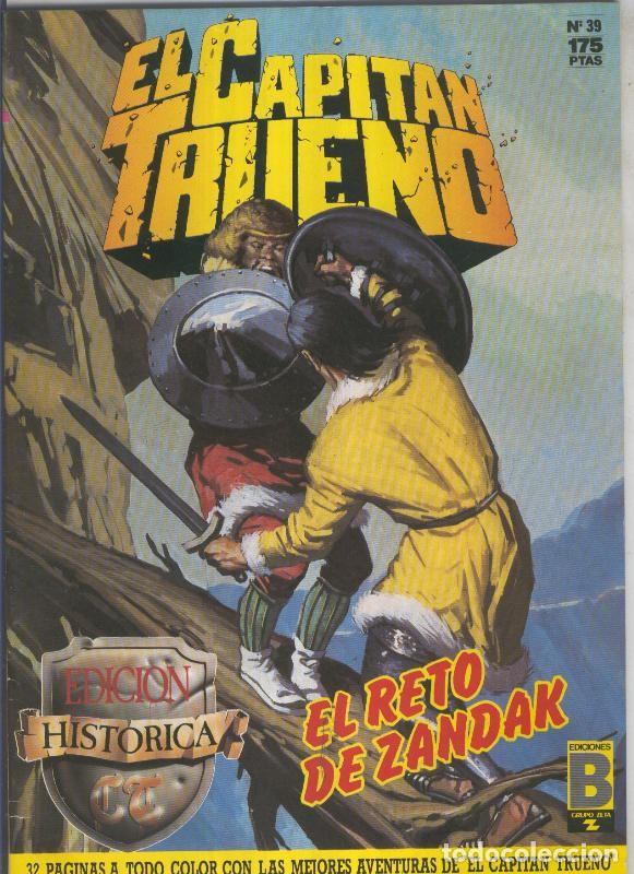 C&oacute;mics: El Capitan Trueno edicion historica numero 039:El reto de Zandak - Victor Mora-Ambros-Pardo-Antonio