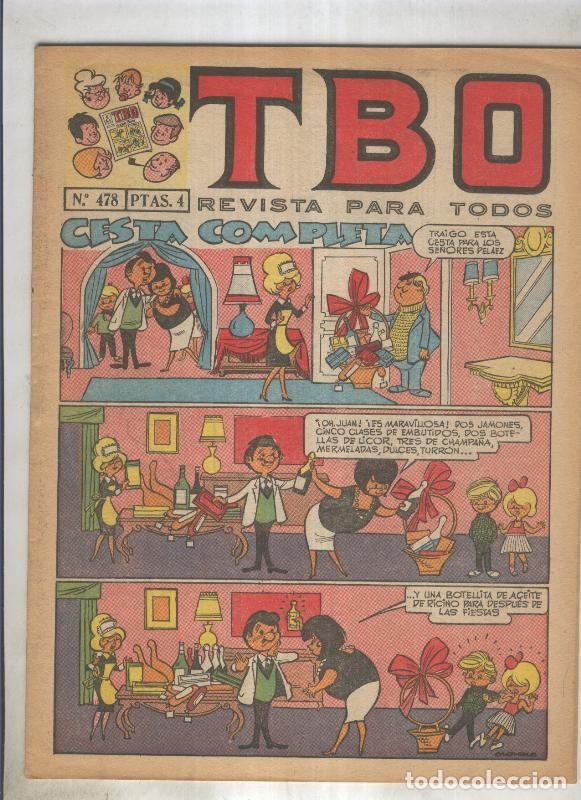 Comics: TBO numero 478: Cesta completa (Moreno), (numerado 2 en trasera) - Varios